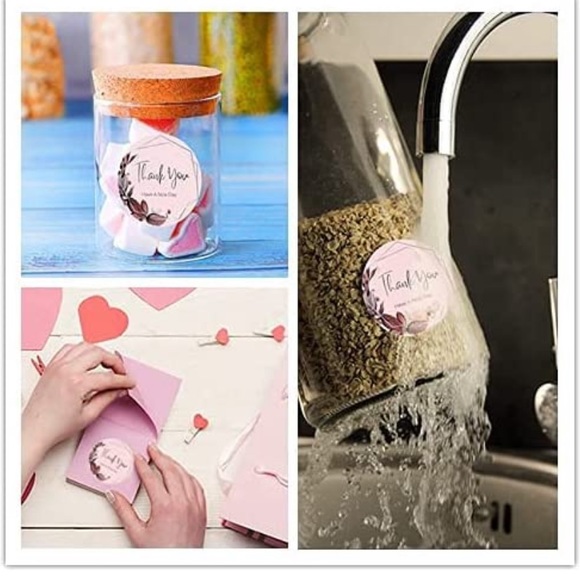 LAST SET! 100 stickers- PINK PETAL- THANK YOU HAVE A NICE DAY - Picture 5 of 5